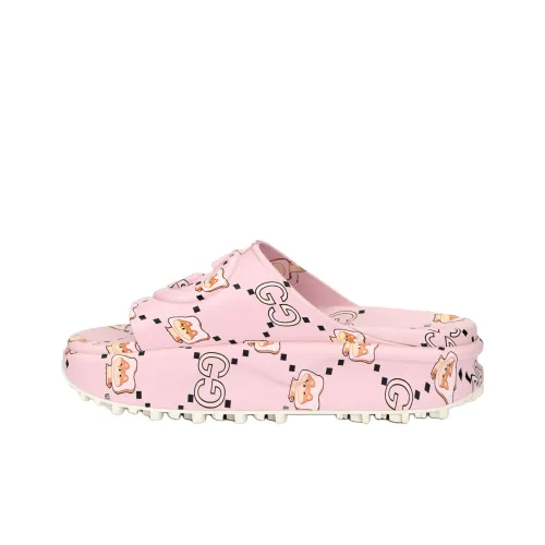 GUCCI Стильные Сандалии Женские Светло-Розовые