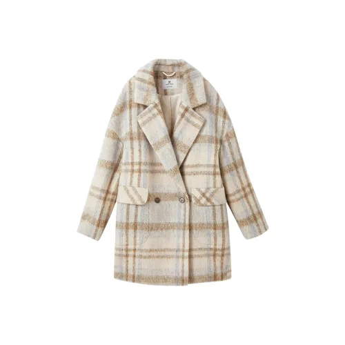 XIANGYING Верблюжий цвет Женское пальто