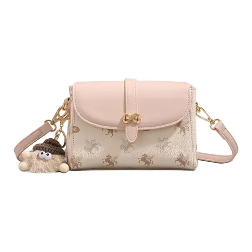 SMILE FOCUS Премиум Ткань Сумка через плечо Женская Абрикосовый Розовый