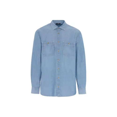 7 FOR Все MANKIND Джинсовые рубашки Топ Мужской