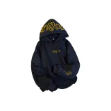 Темно-синий (тяжелая вышивка)