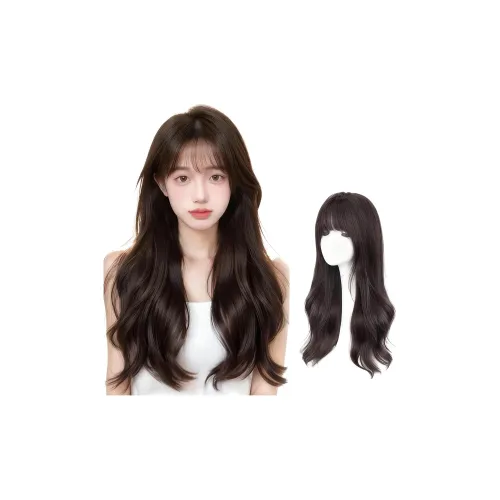 MUNINGFEI Free Mesh Большая волна Длинный волосы Расширение Блок Женская парик The Большой кожа головы IS Разрез AT По желанию