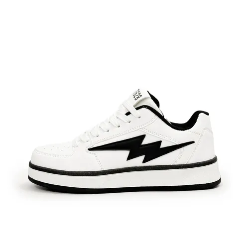 DIKENROK Высота Увеличивающие Баланс Износостойкие Легкие Низкие Кроссовки для Скейтбординга Унисекс Белый Черный