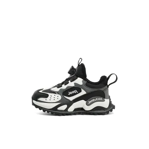 Jeep Low Top Беговые кроссовки Черный Белый Детский