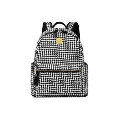 LOUIS ROYALN Оксфорд Рюкзак Стандартный Унисекс Черный Белый