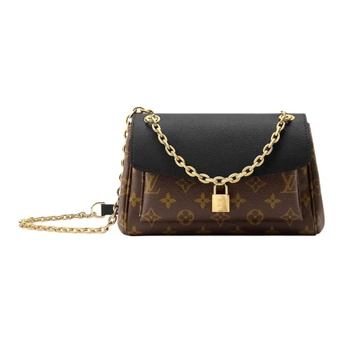 LOUIS VUITTON Saint Germain Покрытие Холст Кроссбоди Сумка Сумка через плечо Маленькая Женская Коричневая и Черная