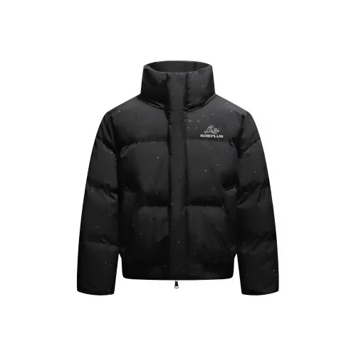 SOIE Black Baby'S Breath Unisex Пуховики