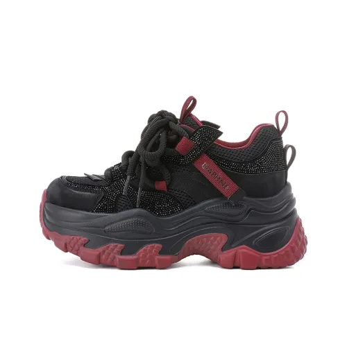 DAPHNE Устойчивые к истиранию противоскользящие низкие топовые кроссовки с толстой подошвой женские