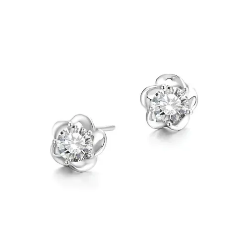 Серьги Barbie S999 Fine из серебра с застежкой женские