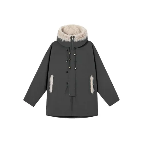 COVT Ink Gray Green Women's Down Jackets (Пуховики)