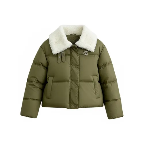 STGX Зеленый Женский Пуховик