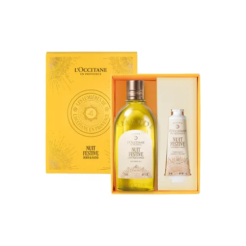 LOCCITANE NUIT Увлажняющий Набор для Тела Увлажнение Кожи С успокаивающим Эффектом 250 мл + 30 мл