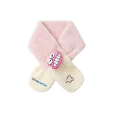 Мистер Крокодил Розовый Термический Плюшевый Шарф