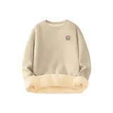 [Thickened и с флисовой подкладкой] Хаки (Логотип на груди "Дикая природа Лось")