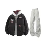 Чёрные + Светло-серые штаны