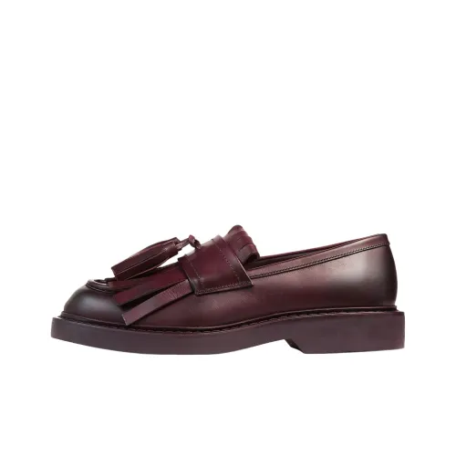 Jimmy Choo Buff Кисточка Loafers Мужской Бордовый