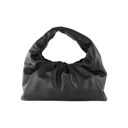 Bottega Veneta POUCH Cloud Bag Solid Color Bag Women's Black