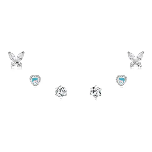 MISS TOOYA Сплав Серьги-гвоздики Женские