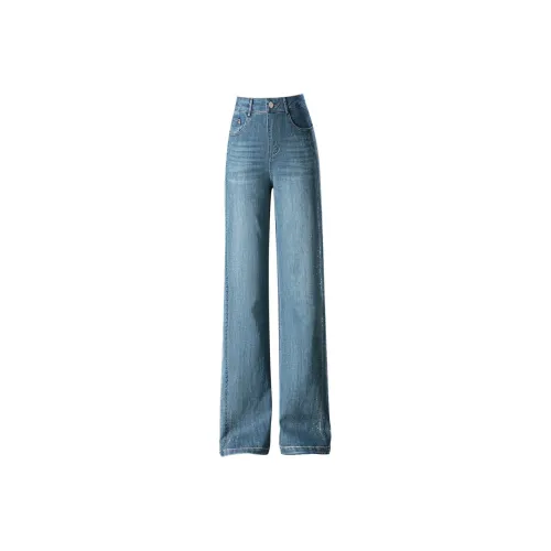 AURORA DIARY Blue Women's Jeans AURORA DIARY Синий Женские Джинсы