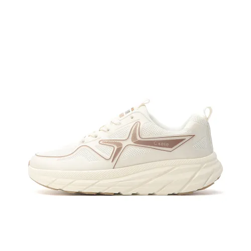 POLUDIYIPI Легкие и Дышащие Беговые Кроссовки Унисекс Бежевые