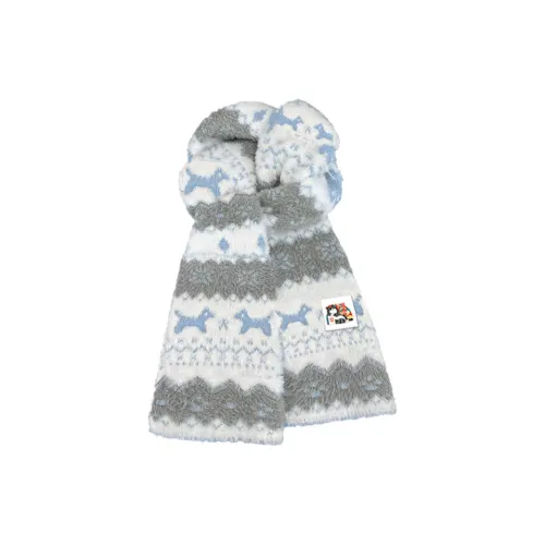 Supremo Cat Акриловые Вязаные Шарфы Унисекс