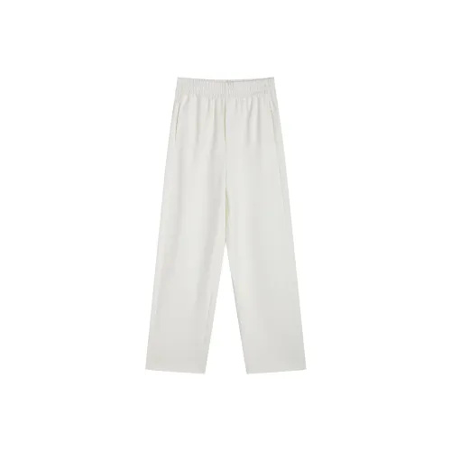 GJ HJ Классические Белые Женские Повседневные Штаны