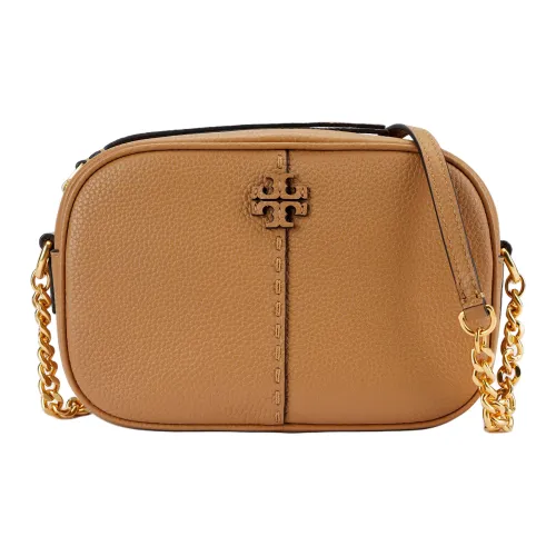 TORY BURCH McGraw Litchi Grain Leather Crossbody Bag Shoulder Bag Women's Brown