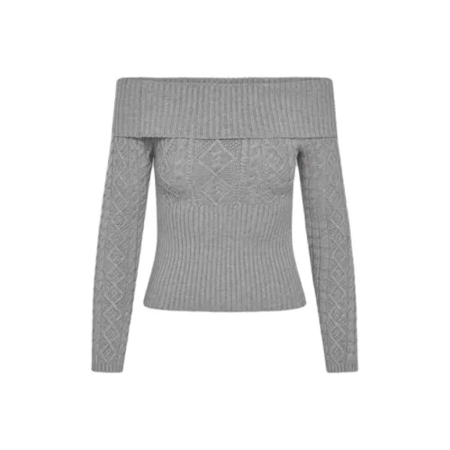 FRANKIES BIKINIS Jazz Off The Плечо KNIT Свитер Женские