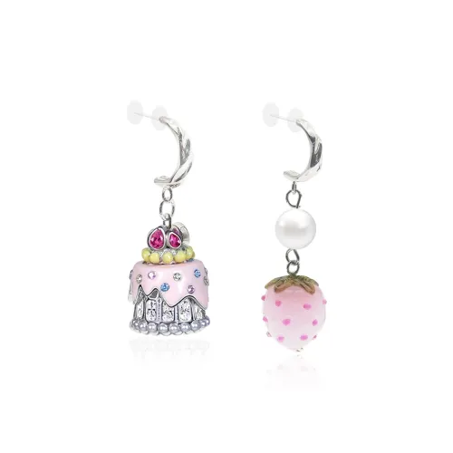 PARANOID PUPPY Серьги с синтетическим кубическим цирконием женские