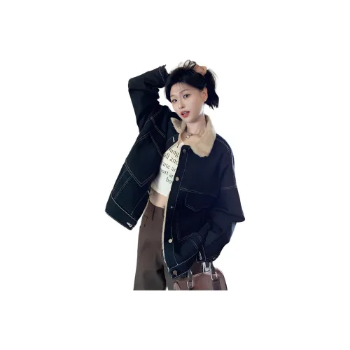 YOUSEKOO Черный Женский Пуховик