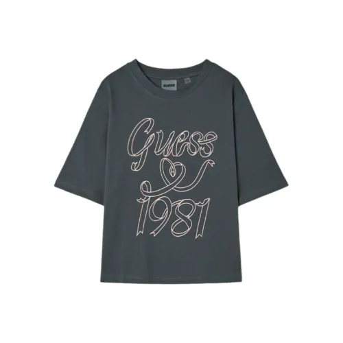 GUESS Серые Женские T-рубашки