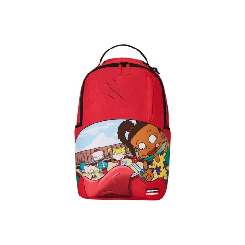 SPRAYGROUND SUSIE YISHU Коллаборация Полиэстер Рюкзак Унисекс Красный