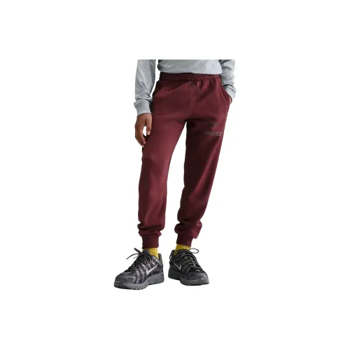 Nike Темный Командный Красный Темный Командный Красный Черный KIDS Вязаные Тренировочные Штаны