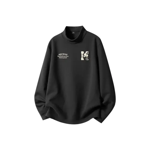 MJ STYLE Длинный рукав Т-рубашка Унисекс