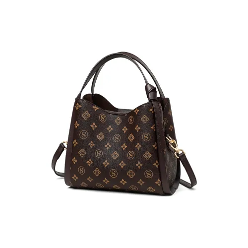 EBLAN Синтетическая кожа Сумка Стандартная Женская Кофейного цвета