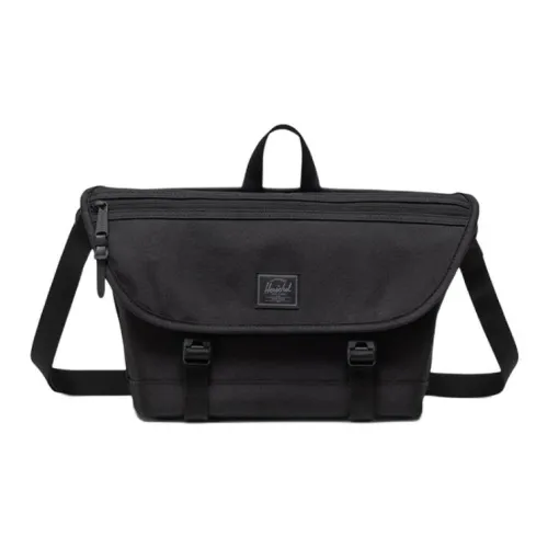 Herschel Переработанный материал Сумка через плечо Маленькая Унисекс Черная