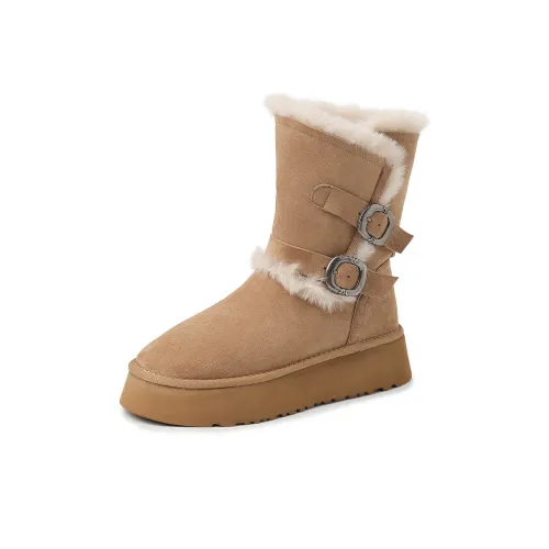 QIAOLINER Термические Короткие Снежные Ботинки Женские