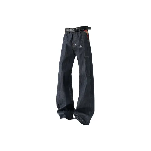 DAREASY Blue Unisex Jeans DAREASY Синий Унисекс Джинсы