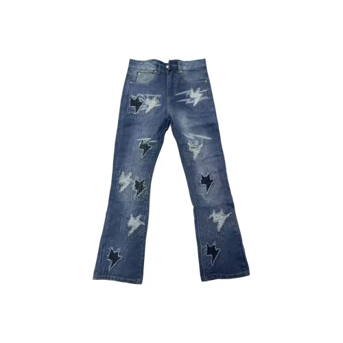 SAGP Blue Unisex Jeans SAGP Синий Унисекс Джинсы