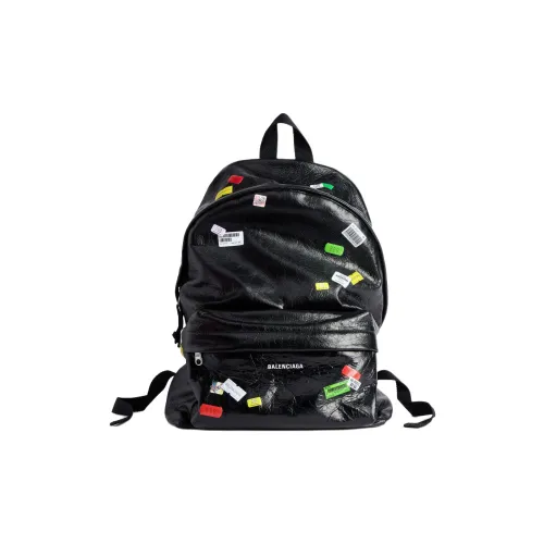 Balenciaga Explorer Lambskin Backpack Men's Black
