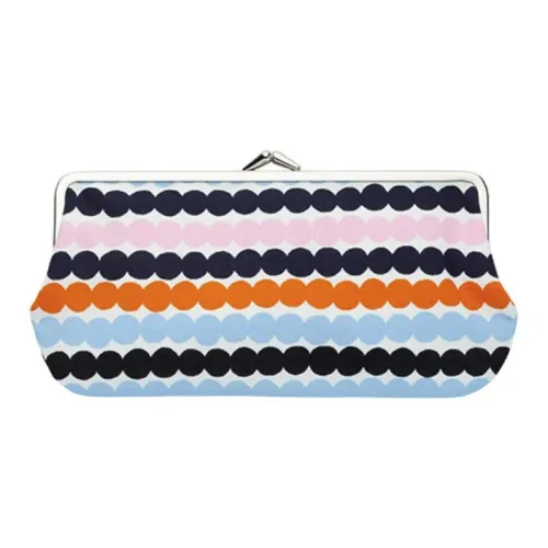 MARIMEKKO Хлопок Coin Wallet Mini Women's White Light Yellow Orange Light Blue