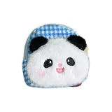 Панда, квадратная сумка, синий