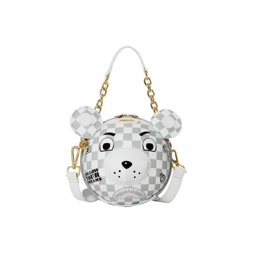 SPRAYGROUND Съемный ремешок Сумка Женская Белая и Серая