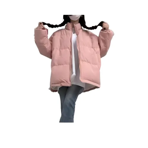 OURUOKE Розовый Женский пуховик