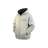 Бело-серый [Утолщенная флисовая подкладка]