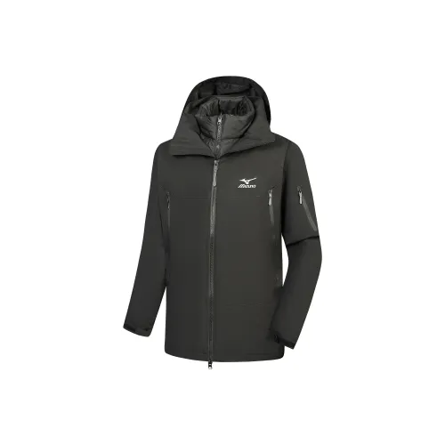 Mizuno Городская жизнь Путешествие Коммутирование Термический Устойчивый к истиранию Водонепроницаемый Ветрозащитный Ветровка Унисекс