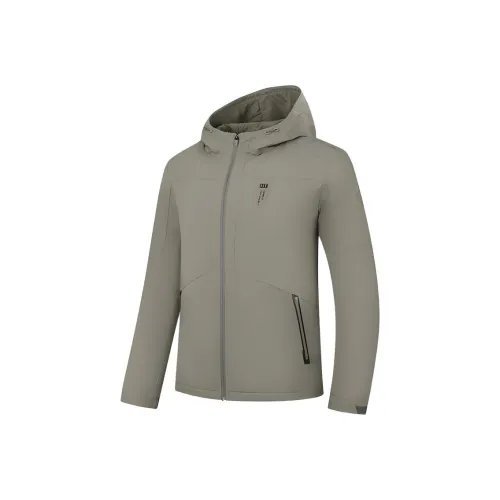 QIAODAN Тренч для мужчин цвет угольная пыль