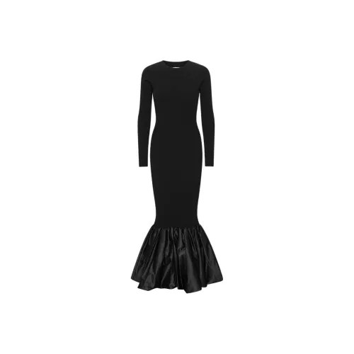 Rotate Длинное Платье с Длинными Рукавами Женское