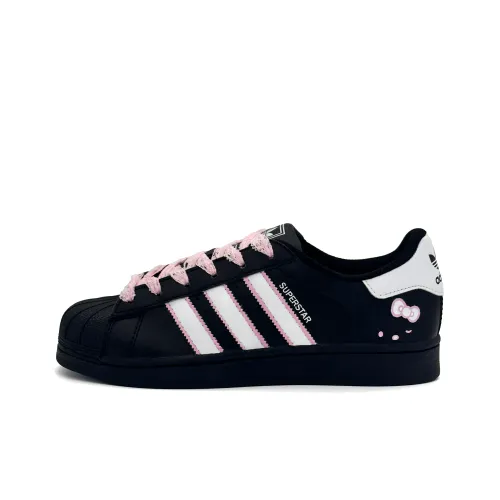 Adidas Originals Superstar 2 Milk Puff SWEETIE Устойчивый к истиранию Низкий Топ Детские Скейтбординги Черный Подростки