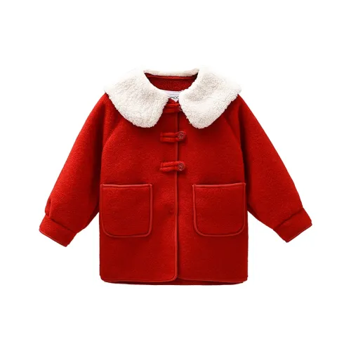 Mami Macca Red KIDS Шерстяное пальто
